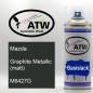 Preview: Mazda, Graphite Metallic (matt), M6427G: 400ml Sprühdose, von ATW Autoteile West.